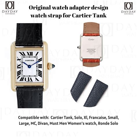 cartier replacement watch straps|aftermarket cartier straps.